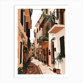 Greece Street 2 Art Print