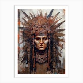Cultural Canvas: Exploring Native American Artistry Art Print