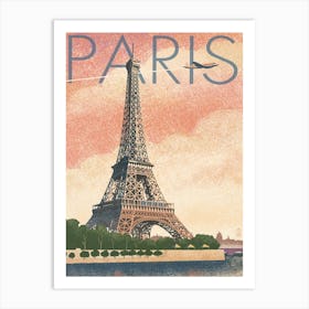 Paris Eiffel Tower 1 Art Print