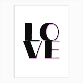 Love poster Art Print