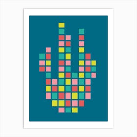 Geometric Squares Art Print