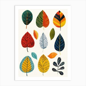 Autumn Leaves 35 Art Print