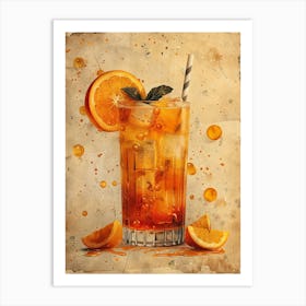 Orange Iced Tea 10 Art Print