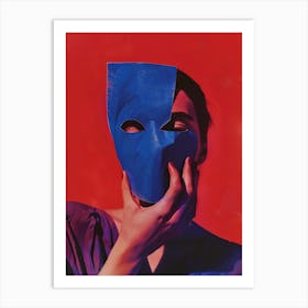 Mask and Face Art Print