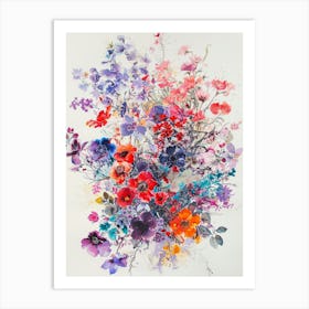 Flowers In A Vase 38 Art Print