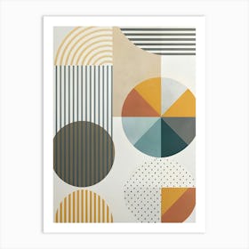 Geometric Shapes Art Print