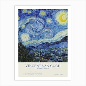 Vincent Van Gogh - Starry Night Art Print