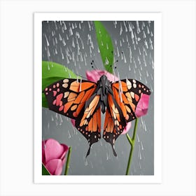 Origami Butterfly Print Art Print