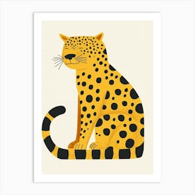 Yellow Jaguar 3 Art Print
