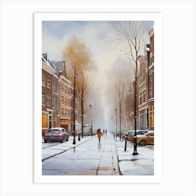 Winter Street Art Print