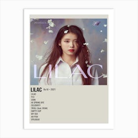 Lilac By Iu 2021 Poster 4 Art Print