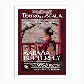 Teatro alla Scala - Madame Butterfly Opera Poster Art Print