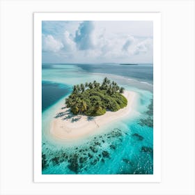 Island In The Maldives 15 Art Print