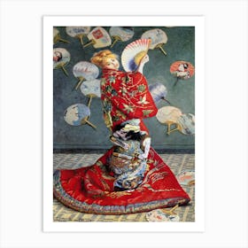 Camille Monet In Japanese Costume (1876), Claude Monet Art Print