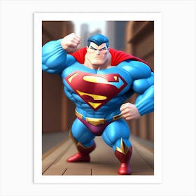 Superman 4 Art Print