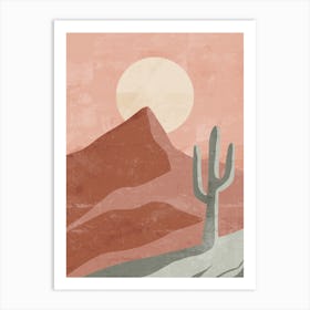 Cactus In The Desert 35 Art Print