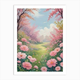 Sakura Blossoms 10 Art Print