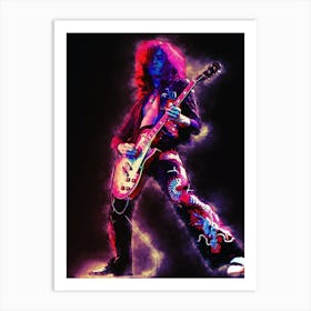 Spirit Of Led Zeppelin Jimmy Page Art Print