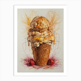 Ice Cream 11 Art Print