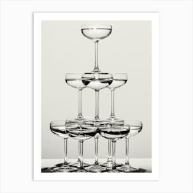 Champagne Glass_2242702 Art Print