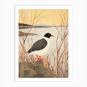 Bird Illustration Coot 2 Art Print