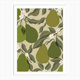 Pear Tree Art Print