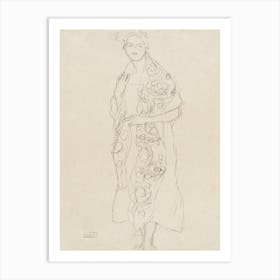 Portrait Of A Woman, Gustav Klimt Art Print