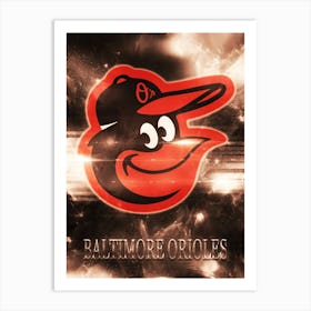 Baltimore Orioles Poster Art Print