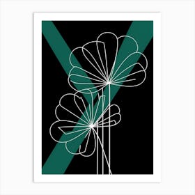 X - Flowers Art Print