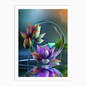Lotus Flower 142 Art Print