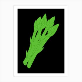 Green Asparagus Art Print