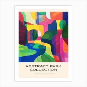 Abstract Park Collection Poster Cheonggyecheon Park Seoul 2 Art Print