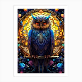 Owl Art Magical Art Print