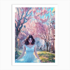 Cherry Blossoms 3 Art Print