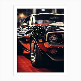 Close Of American Muscle Car 009 Art Print