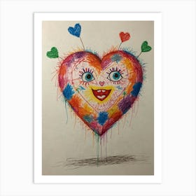 Heart Of Love 63 Art Print