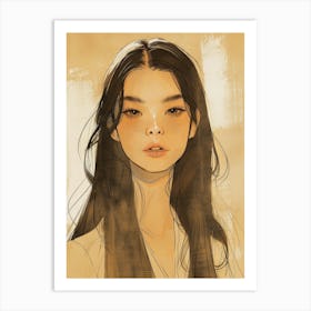 Asian Girl 48 Art Print