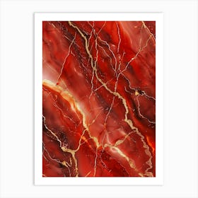 Bloody marble backdrop Art Print