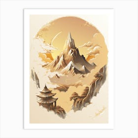 Asian Landscape Art Print