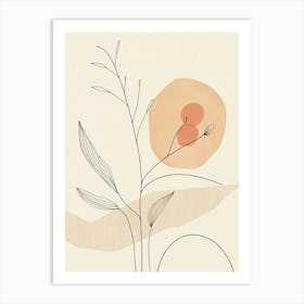 Abstract Flower 1 Art Print