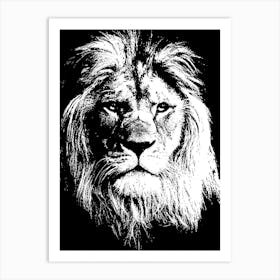 Aslan King of Beasts, the son of the Emperor-Over-the-Sea, and the King above all High Kings in Narnia. Art Print