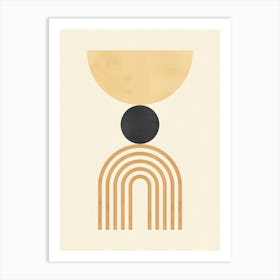 Geometric architectural shapes 11 Art Print