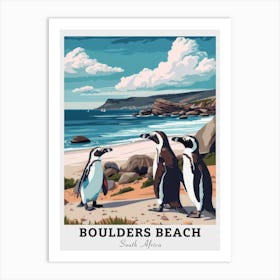 Boulders Beach Travel Art Print