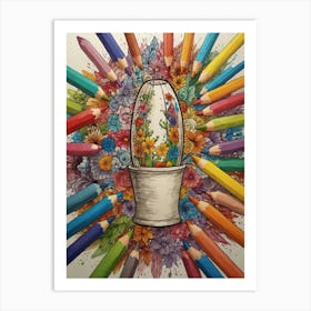 Flower Vase Art Print