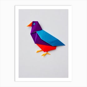 Dove 1 Origami Bird Art Print