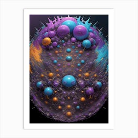 Fractal Sphere~Escape Clause ~Reimagined Art Print