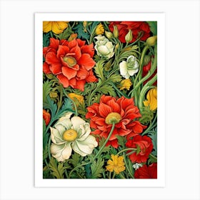 Flower Pattern Art Print