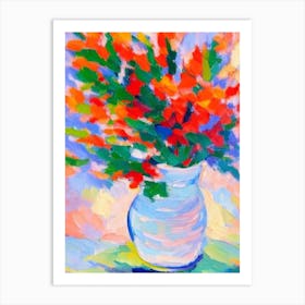 Part Of Your Home Matisse Inspired Flower Art Print