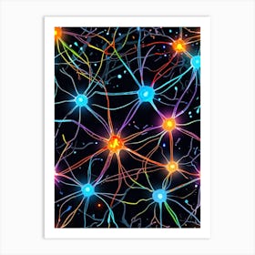 Neural Network Art Print