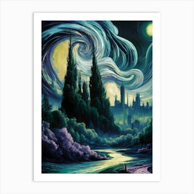 Starry Night 18 Art Print